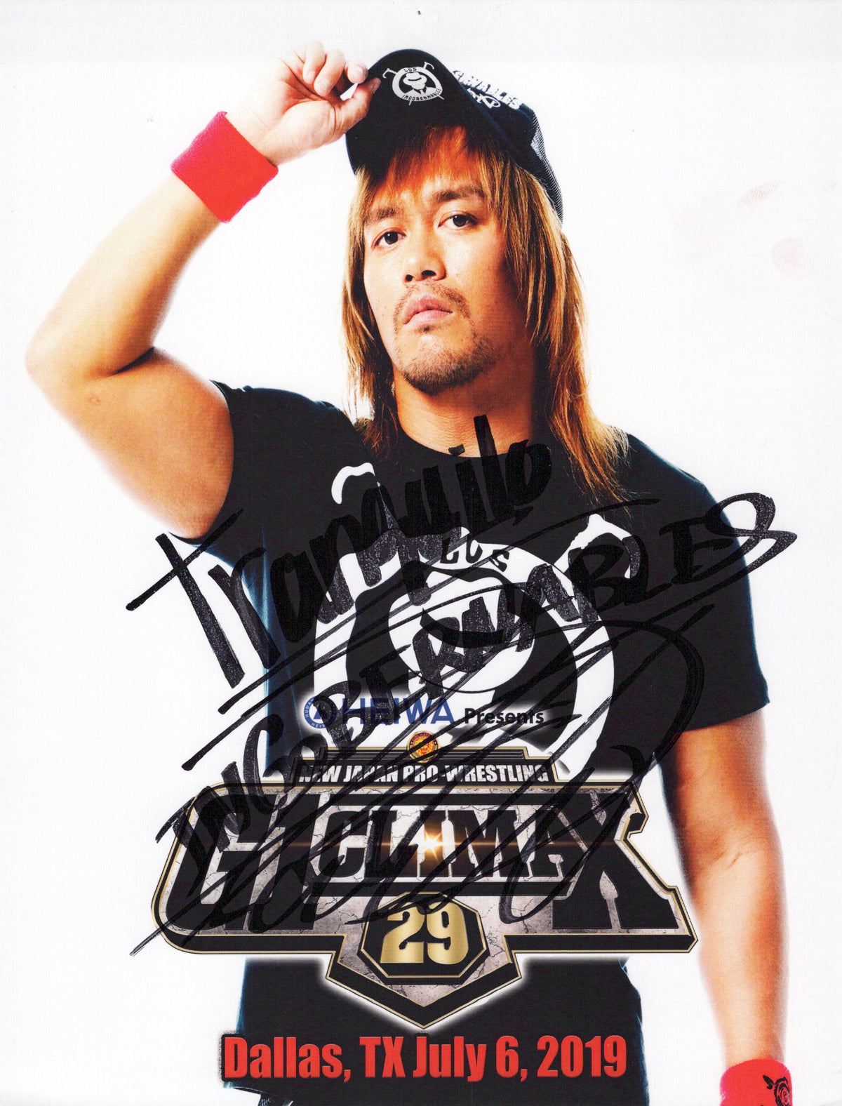 Tetsuya Naito 8x12 A4 NJPW AEW TNA NOAH BUSHI signed auto autographed