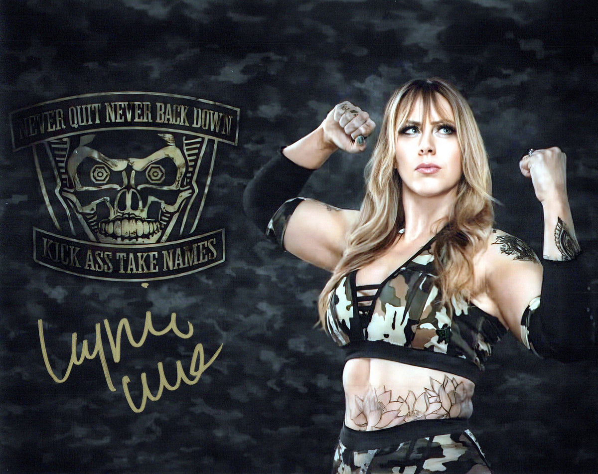 Lainey Luck WWE ID 8x10 photo signed auto autographed sexy diva LFG NXT
