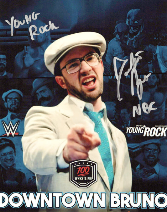 Downtown Bruno  Harvey Wippleman WWF  8x10 photo signed auto autographed