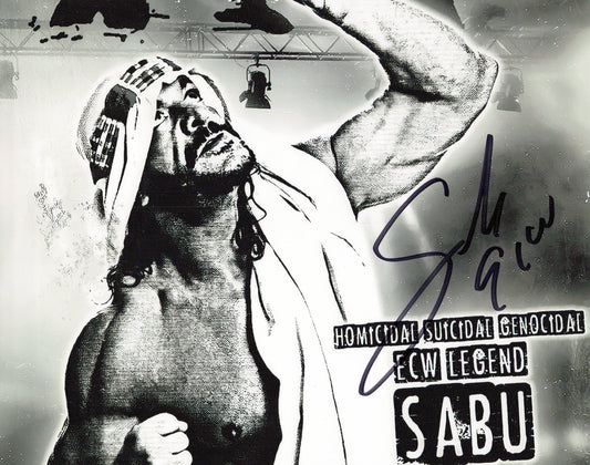 Sabu ECW WWE WCW 8x10 photo signed auto autograph