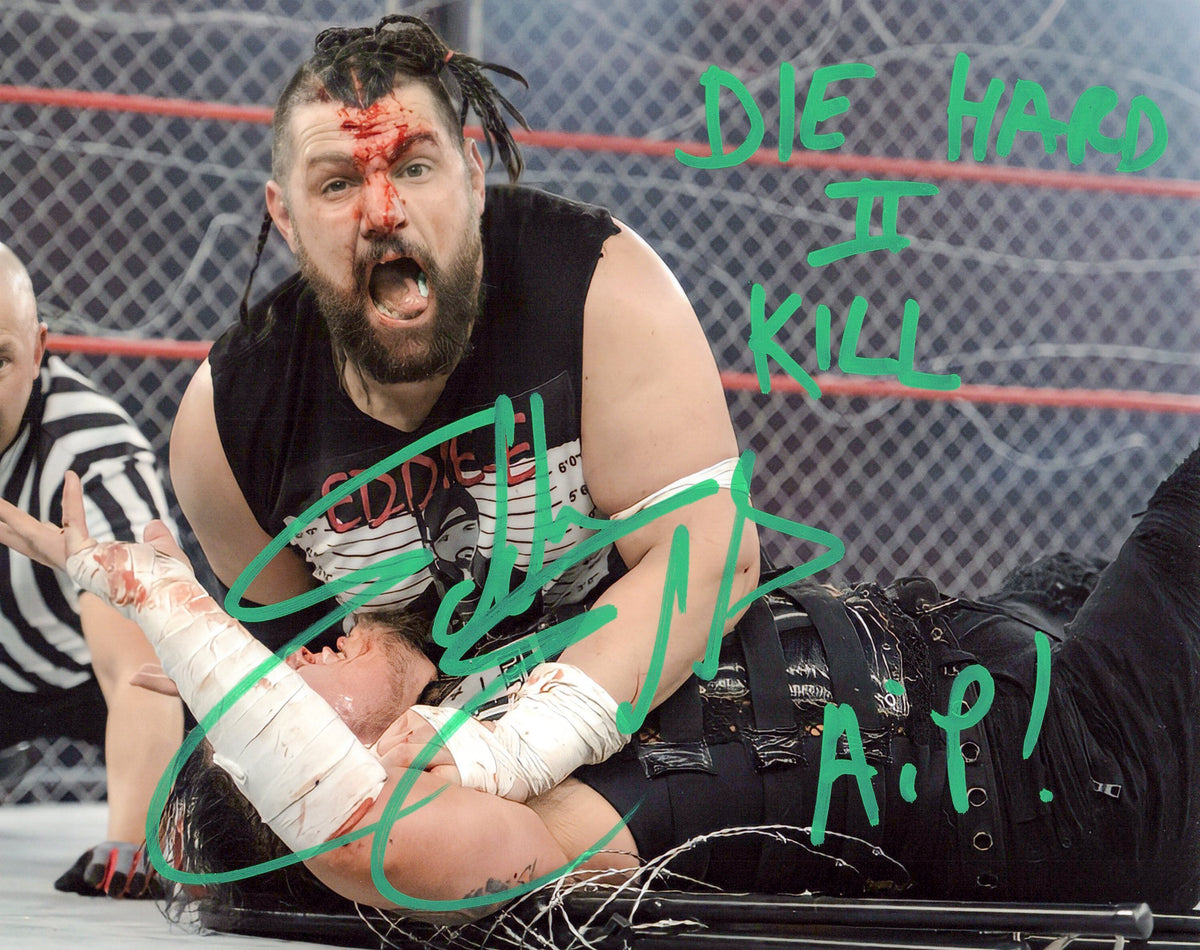 Eddie Edwards inscribed TNA WWE NXT ROH 8x10 photo signed auto autographed