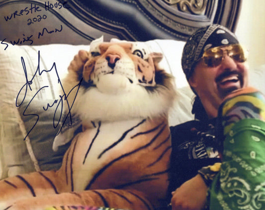 Johnny Swinger 8x10 TNA ROH signed auto autographed inscribed