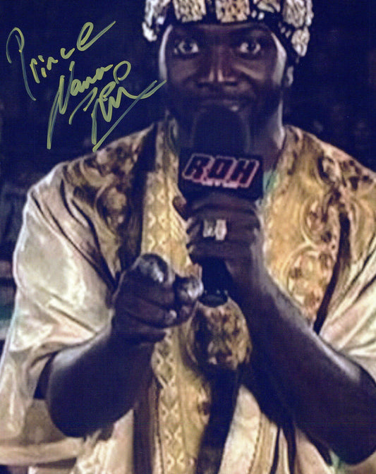 Prince Nana ROH 8x10 AEW signed auto autographed