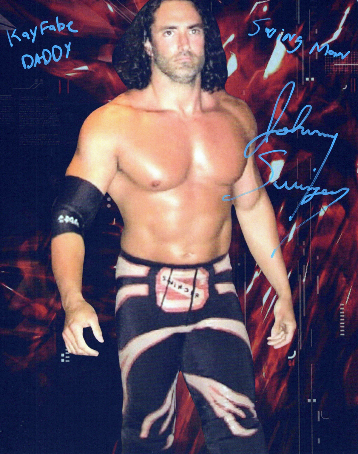 Johnny Swinger 8x10 TNA ROH signed auto autographed inscribed