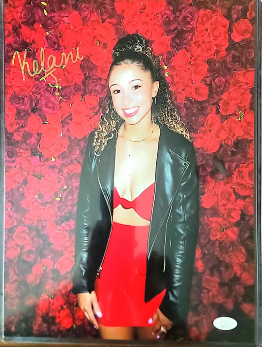 Kelani Jordan JSA COA (11x14 metallic) funhouse WWE NXT photo signed auto autographed