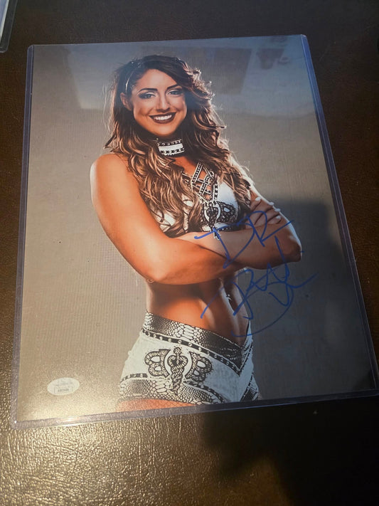 Dr. Britt baker JSA COA (11x14) AEW photo signed auto autographed