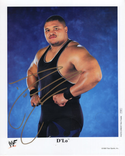 D-Lo Brown 8x10 photo signed auto autograph TNA WWF WWE