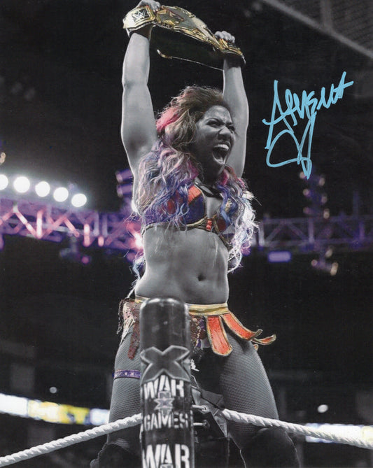 Athena Ember Moon AEW WWE 8x10 photo signed auto autograph