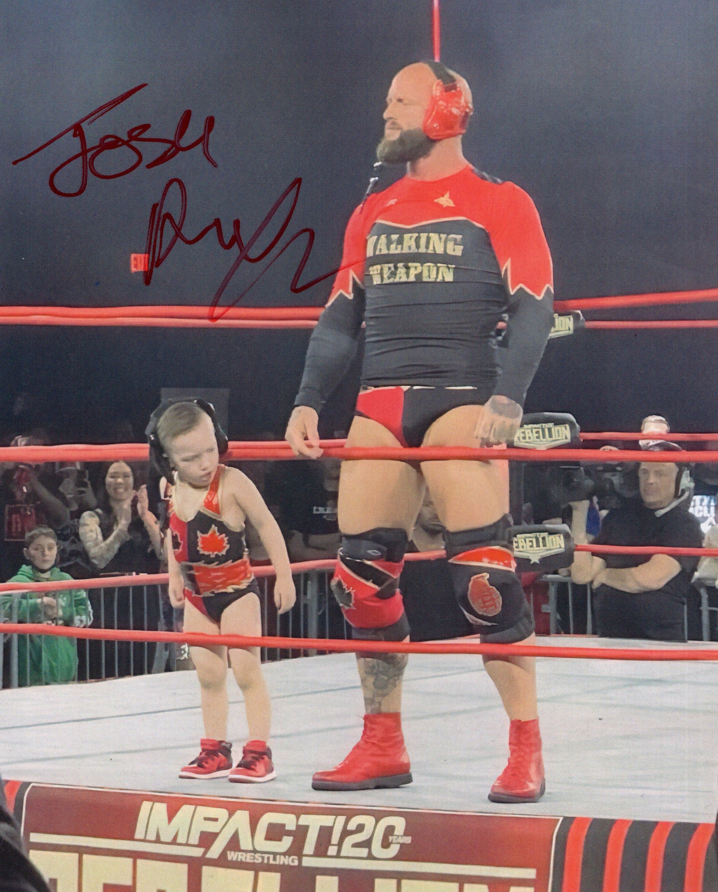 Josh Alexander 8x10 photo signed auto autograph AEW TNA