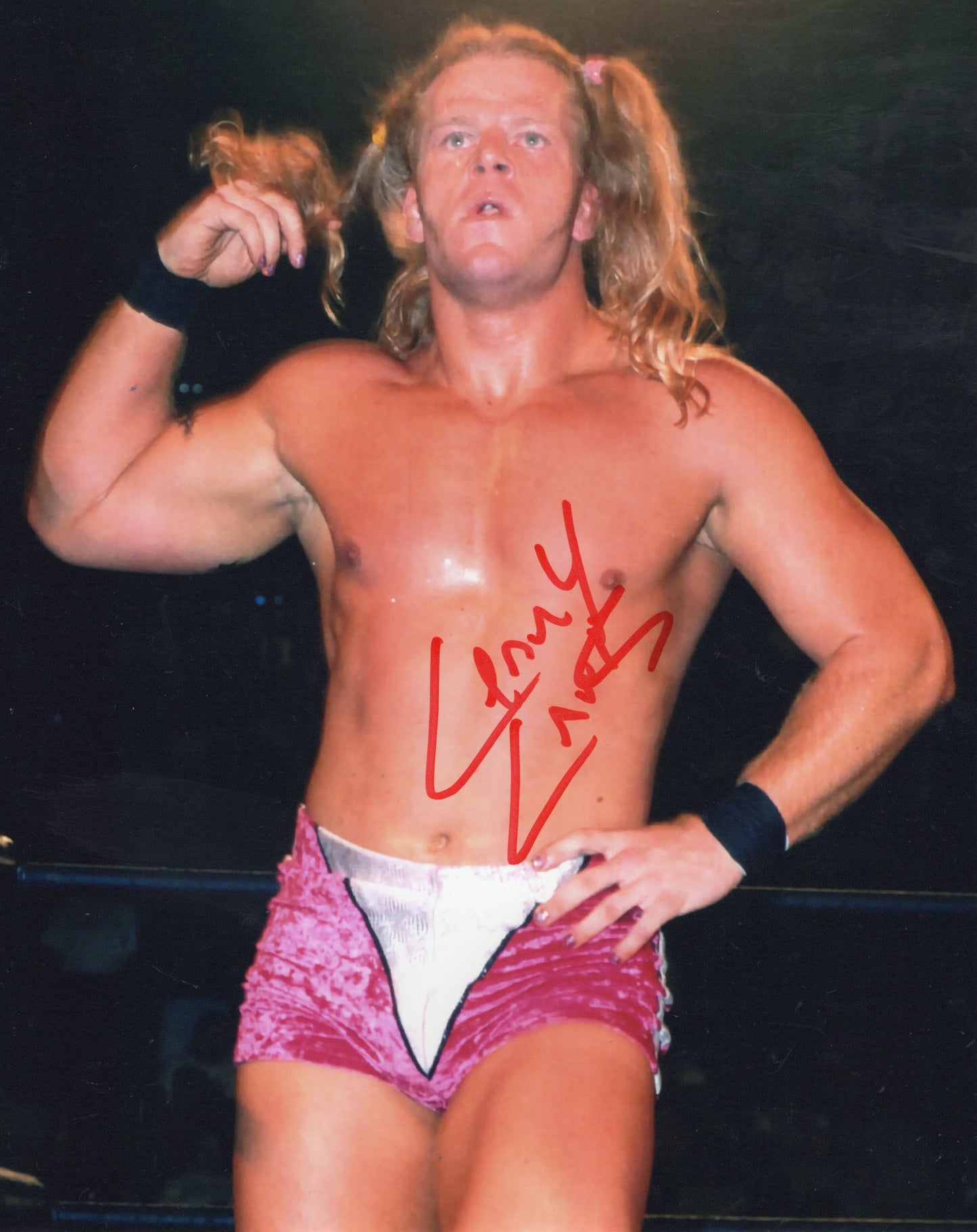 Lenny Lane WCW 8x10 photo signed auto autograph
