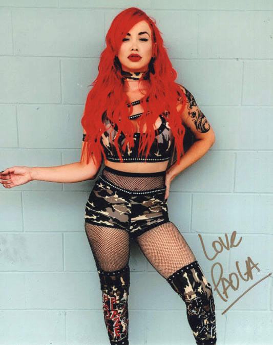 Paola Mayfield 8x10 photo signed auto autograph