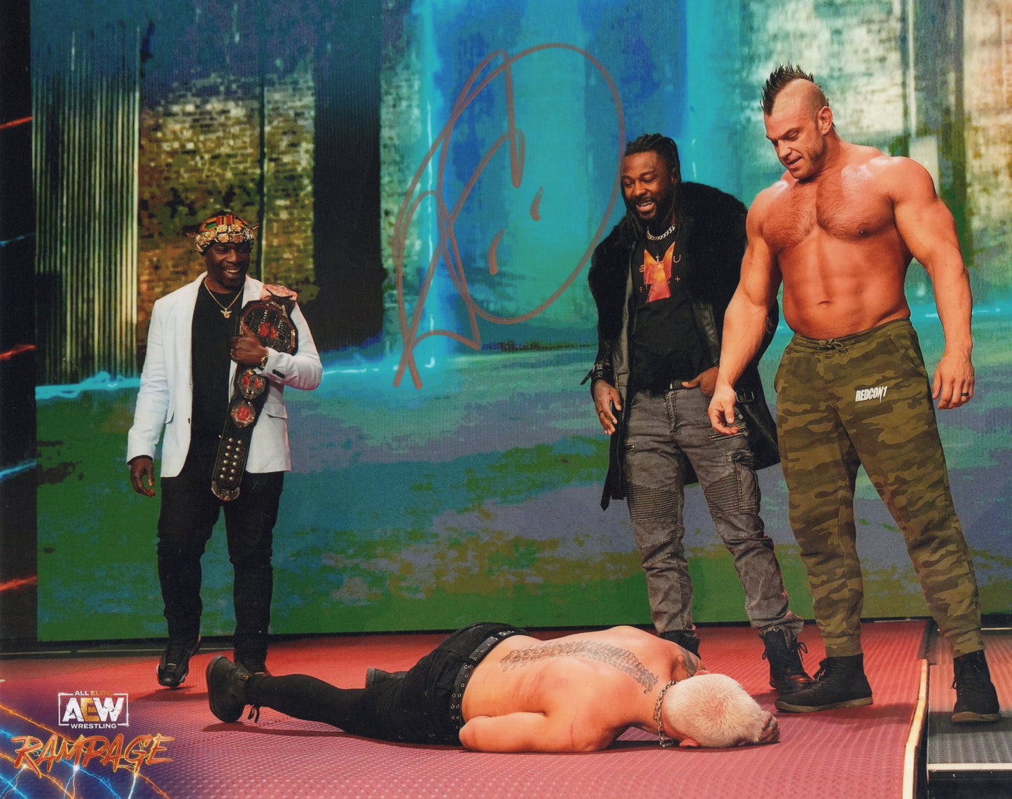 Swerve WWE AEW 8x10 photo signed auto autograph