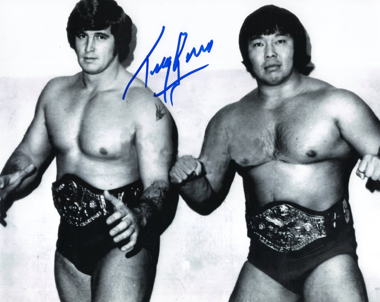 Tony Garea 8x10 photo signed auto autograph WWF