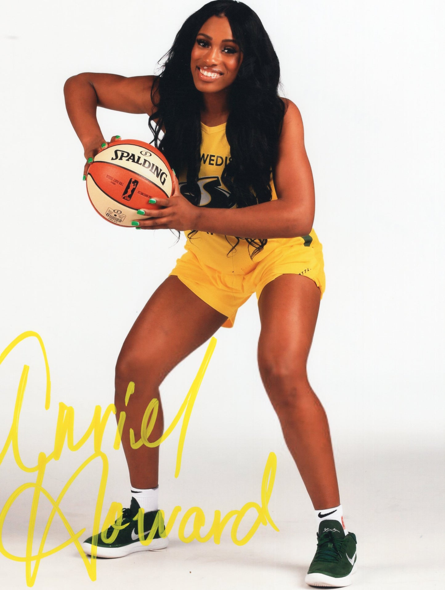 Lash Legend (real name) Anriel Howard WNBA 8x10 photo signed auto autographed NXT