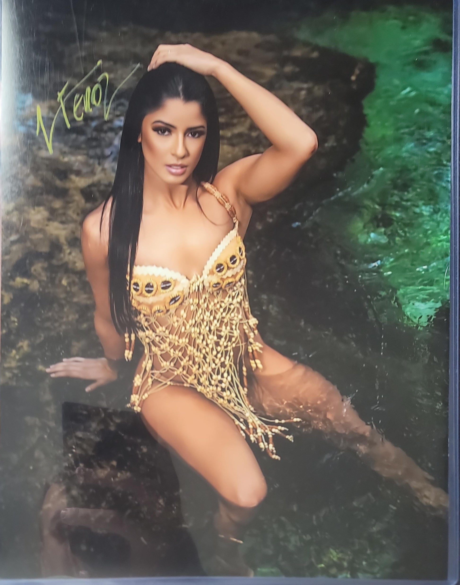 Valentina Feroz (11x14) Autograph signed Photo WWE NXT brazil Diva Sex –  Funhouse Autographs