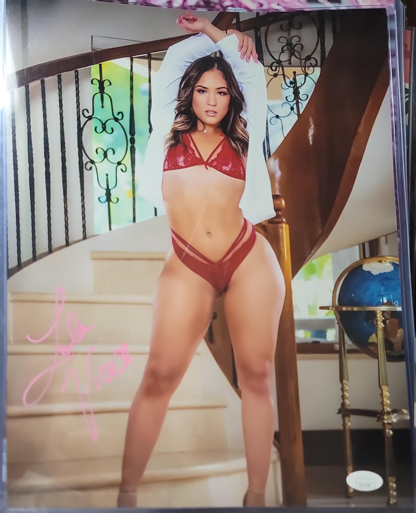 Lola Vice (metallic 11x14) WWE NXT SEXY photo signed auto autographed