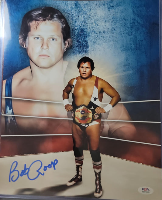 Bob Roop Funhouse (metallic 11x14) - PSA certed FCW photo signed auto autographed