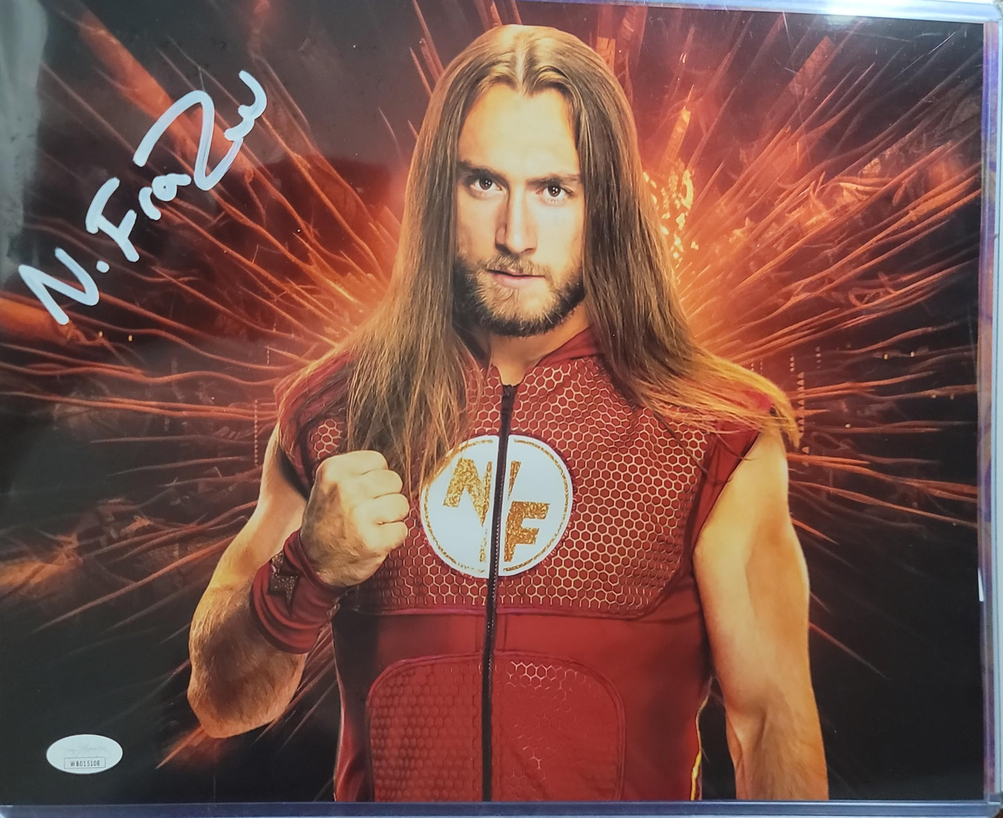 Nathan Frazer funhouse (metallic 11x14) WWE NXT photo signed auto autographed