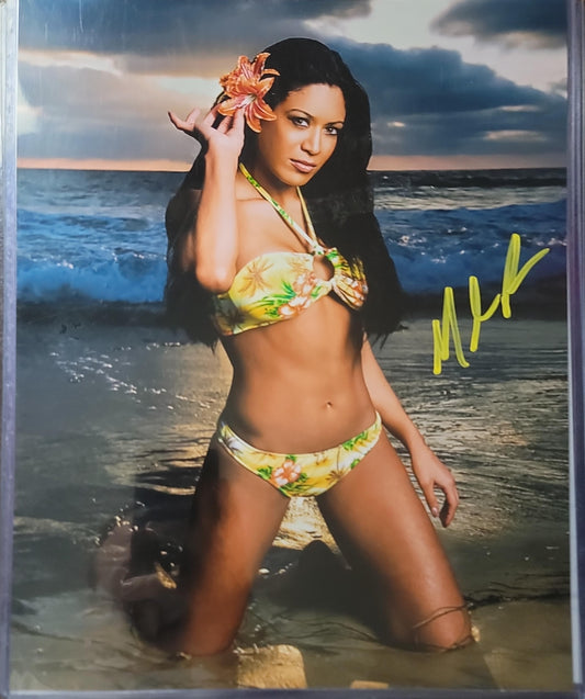 Melina (metallic 11x14) photo signed auto autographed WWF WWE