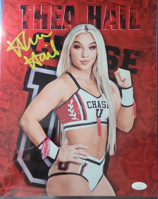 Thea Hail (metallic 11x14) WWE NXT SEXY photo signed auto autographed