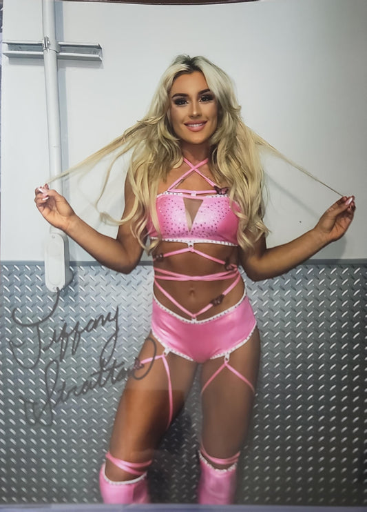 Tiffany Stratton (11x14 metallic)  full signature WWE NXT autograph signed photo