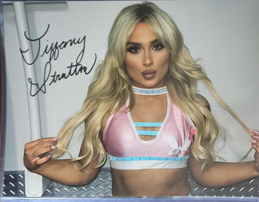 Tiffany Stratton (11x14 metallic)  full signature WWE NXT autograph signed photo