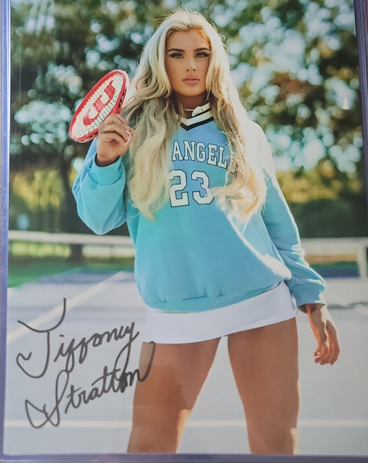 Tiffany Stratton (11x14 metallic)  full signature WWE NXT autograph signed photo