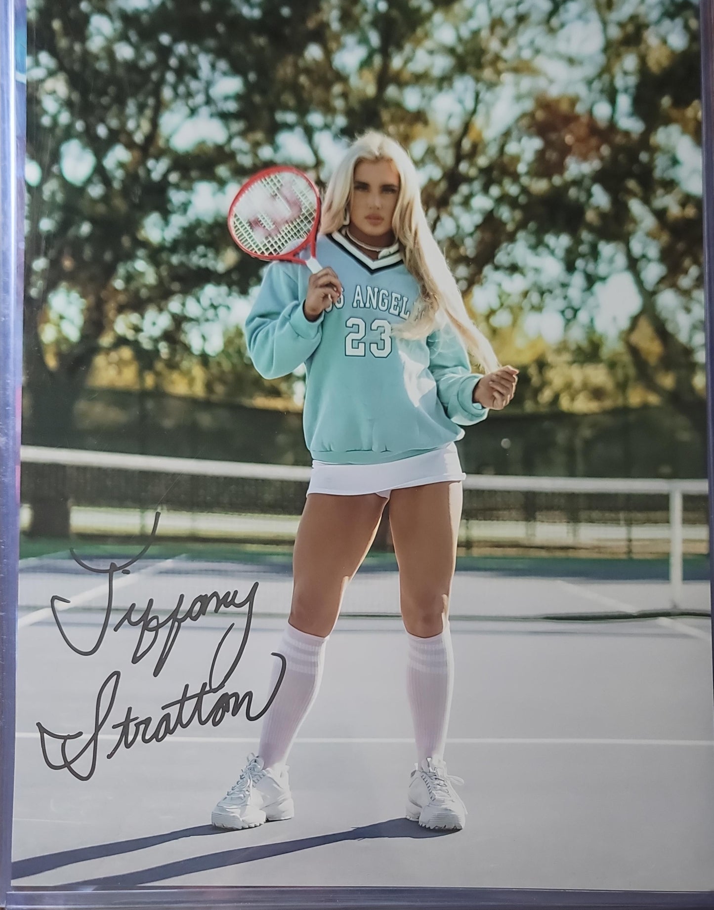 Tiffany Stratton (11x14 metallic)  full signature WWE NXT autograph signed photo