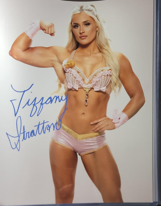 Tiffany Stratton (11x14 metallic)  full signature WWE NXT autograph signed photo