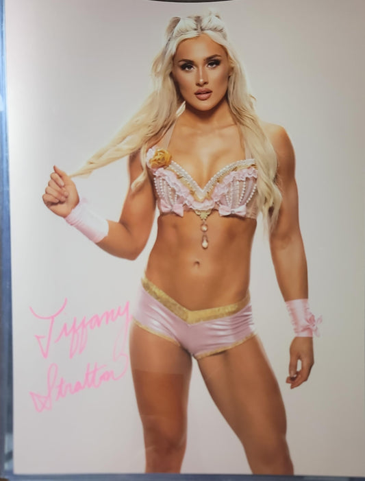 Tiffany Stratton (11x14 metallic)  full signature WWE NXT autograph signed photo