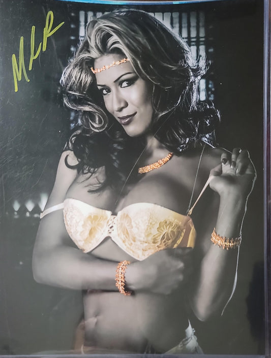 Melina (metallic 11x14) photo signed auto autographed WWF WWE