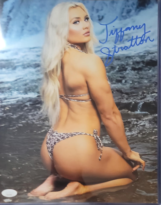 Tiffany Stratton (11x14 metallic)  full signature WWE NXT autograph signed photo