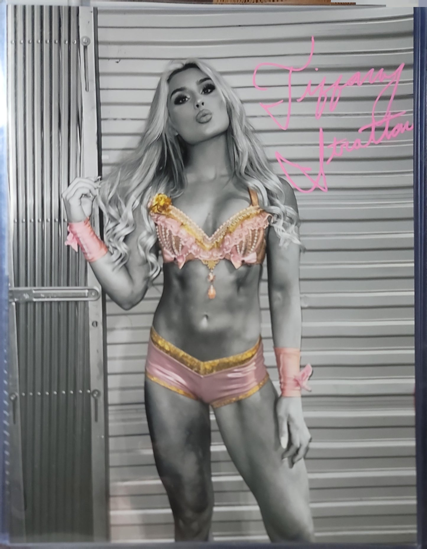 Tiffany Stratton (11x14 metallic)  full signature WWE NXT autograph signed photo