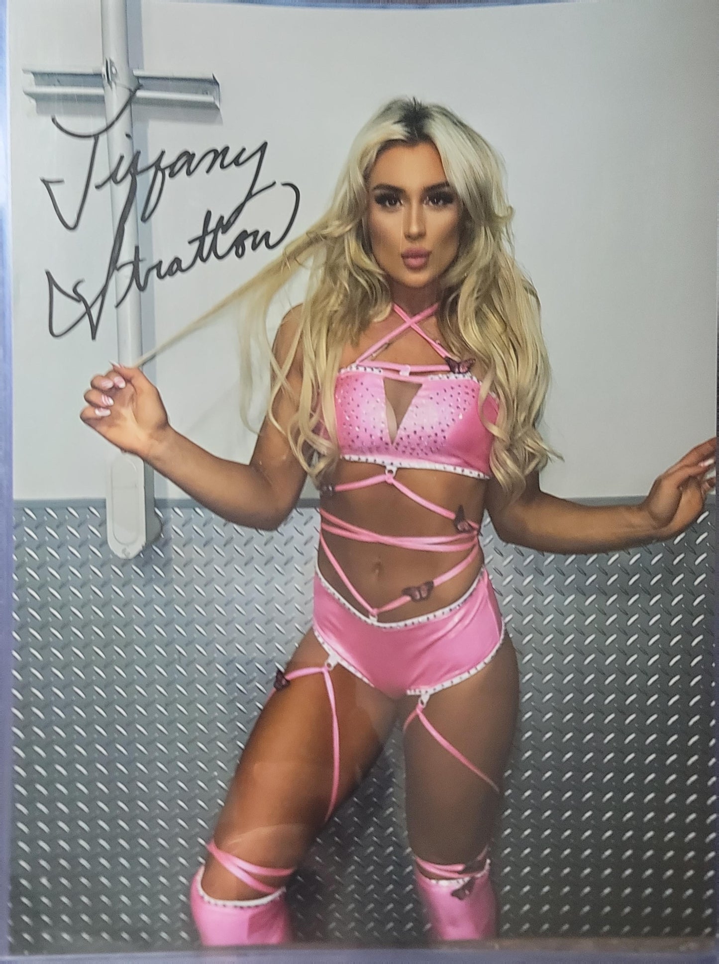 Tiffany Stratton (11x14 metallic)  full signature WWE NXT autograph signed photo