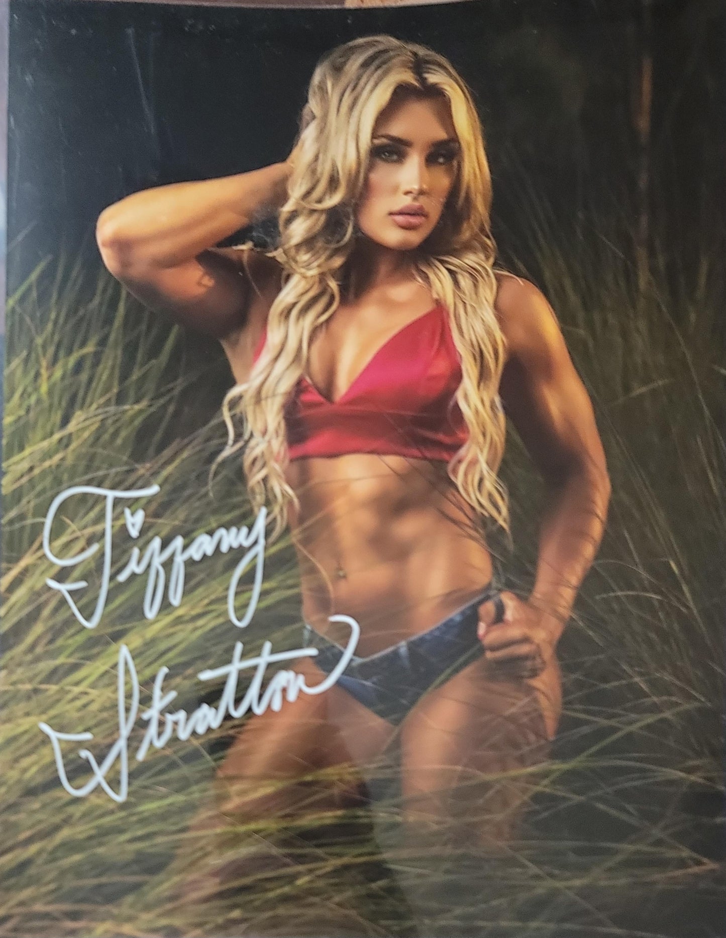 Tiffany Stratton (11x14 metallic)  full signature WWE NXT autograph signed photo