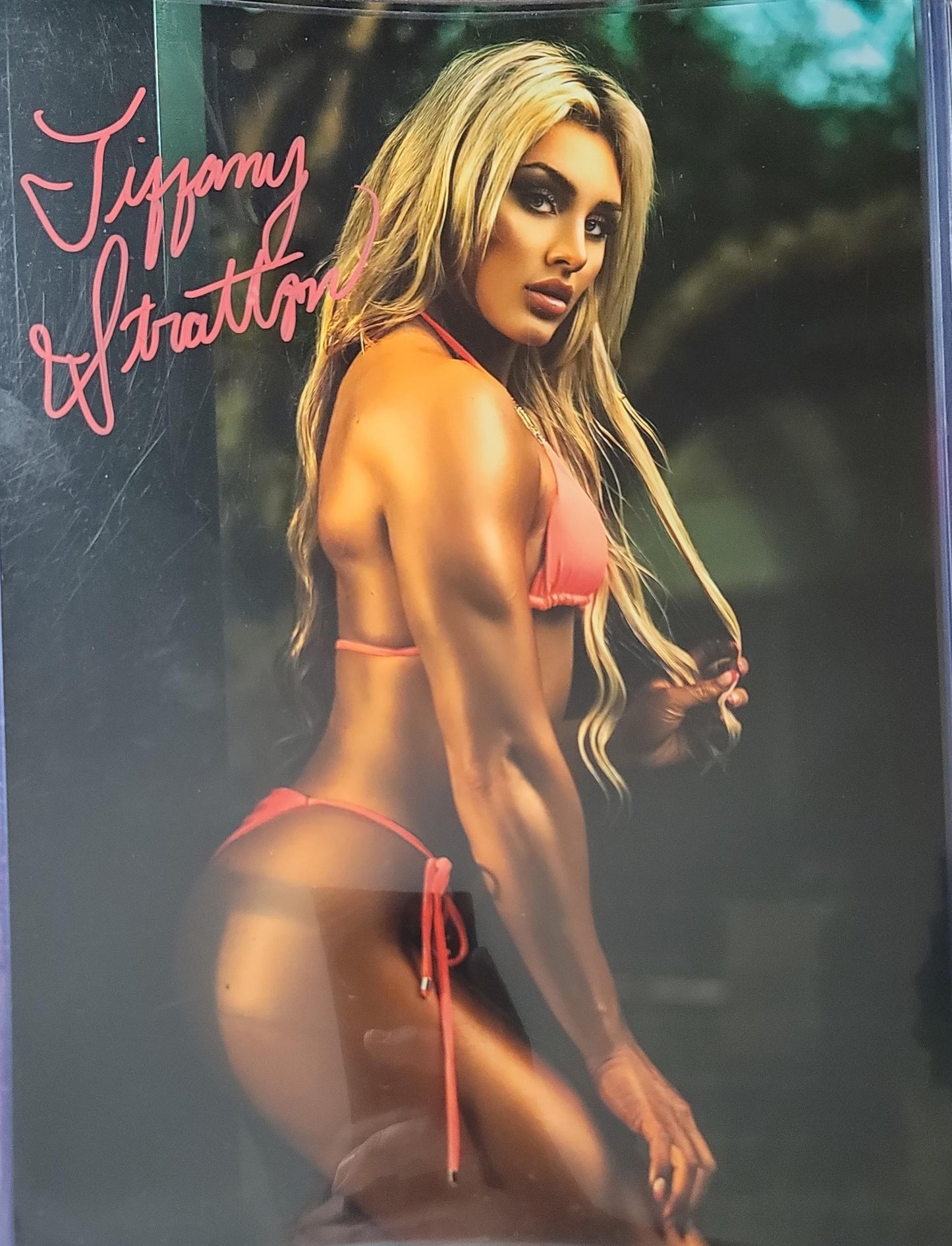 Tiffany Stratton (11x14 metallic)  full signature WWE NXT autograph signed photo