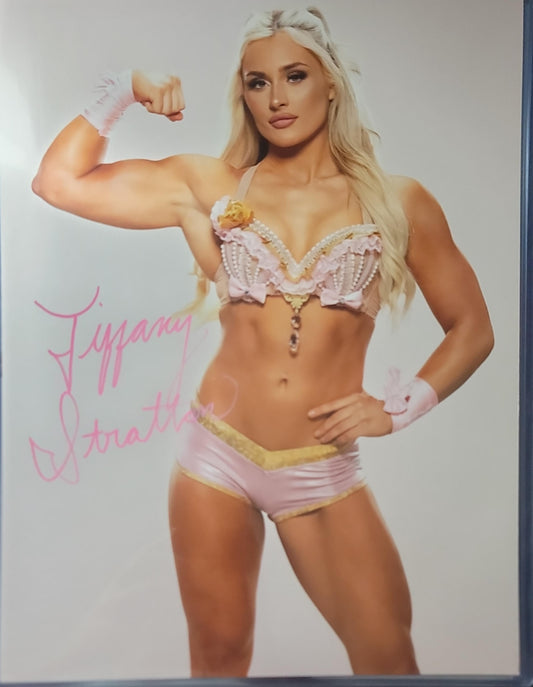 Tiffany Stratton (11x14 metallic)  full signature WWE NXT autograph signed photo