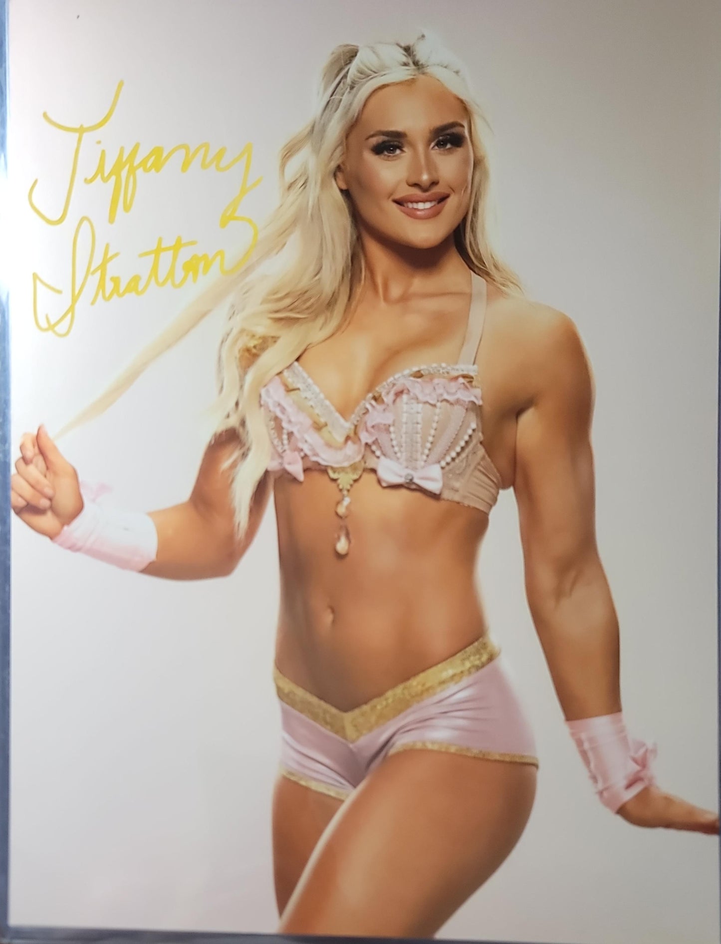 Tiffany Stratton (11x14 metallic)  full signature WWE NXT autograph signed photo