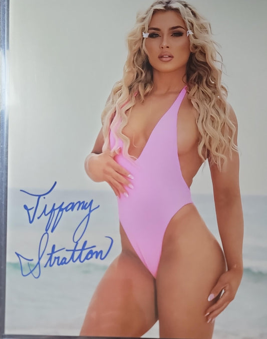 Tiffany Stratton (11x14 metallic)  full signature WWE NXT autograph signed photo