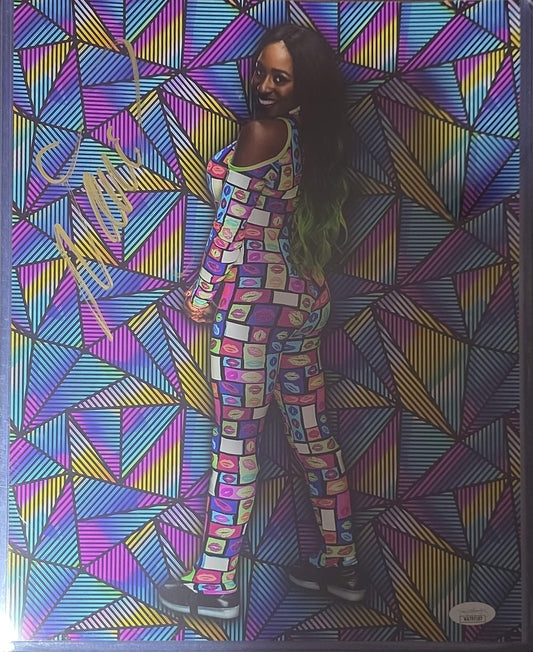 Naomi Funhouse (metallic 11x14) - JSA TNA IMPACT WWE photo signed auto autographed