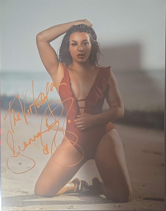 Deonna Purrazzo (11x14 metallic) photo signed auto autographed AEW TNA