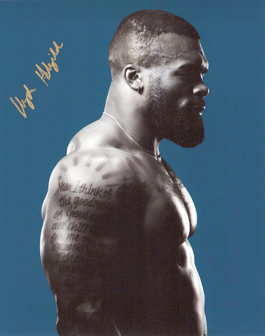 Elijah Holyfield (8x10) photo signed auto autographed WWE LFG Football NXT