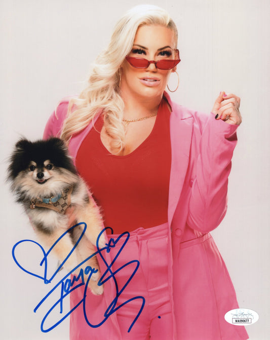 Taya Valkyrie TNA IMPACT JSA 8x10 photo signed auto autographed