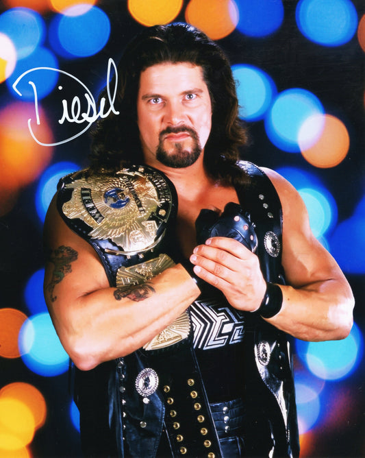 Diesel Kevin Nash (8x10) metallic photo signed auto autographed WWF WCW WWE TNA