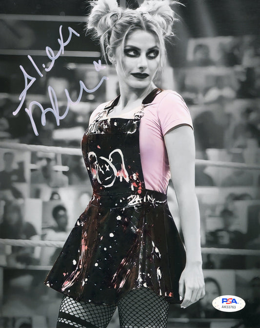 Alexa Bliss Funhouse metallic 8x10 - WWE photo signed auto autographed PSA