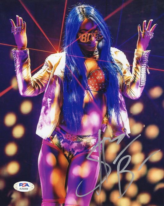 Sasha Banks (8x10) wwe aew njpw jsa certed photo signed auto autographed