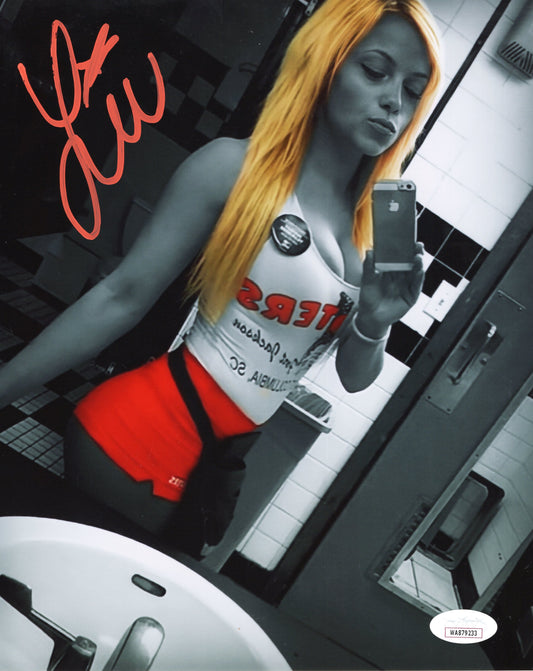 Liv Morgan metallic 8x10 jsa photo signed auto autographed WWE