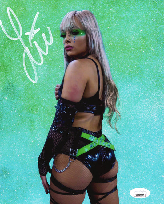 Liv Morgan metallic 8x10 jsa photo signed auto autographed WWE