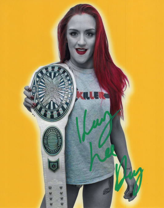 Kay Lee Ray AKA Alba Fyre (8x10) WWE NXT photo signed auto autographed