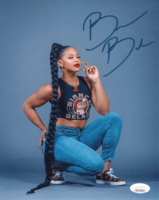 Bianca Belair 8x10 jsa COA (no card)  NXT WWE Sexy Hot signed autographed photo